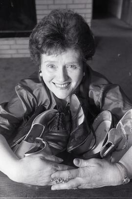 Portrait of Lorraine Dupre, longtime dance maven