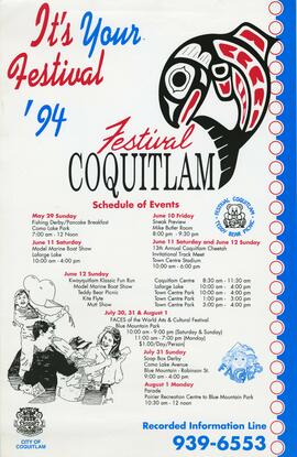 Festival Coquitlam '94 Poster