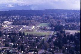 Aerial of the view towards Poirier Street Complex