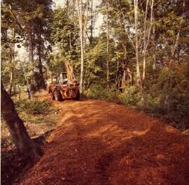 Construction of Coquitlam River Park trail