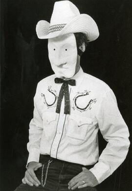 Cowboy in a mask