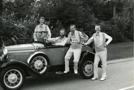 The Jim Dandies, a barber shop quartet