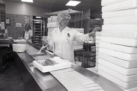 Meals on wheels at Eagle Ridge Hospital kitchen