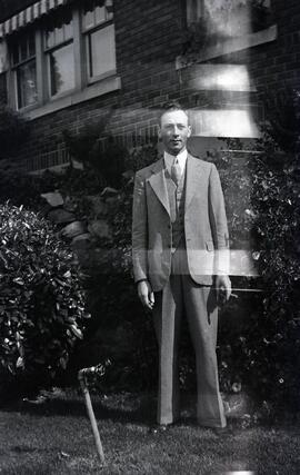 Maurice Benson on Essondale grounds