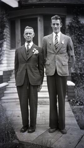 Old man and Gordon Headridge