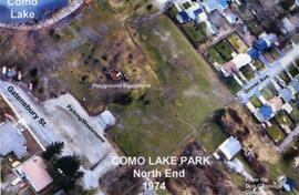 Aerial of Como Lake Park