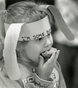 After the Bunny Hop Erin Desbiens enjoys a "carrot muffin"