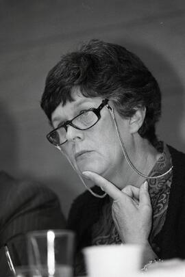 The three faces of Ann, Ann Hulbert displays range of emotions at Port Moody all-candidates meeting at Old Orchard Hall