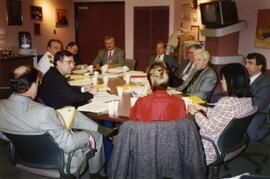 Officials at a meeting