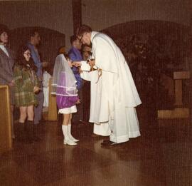 Audrey Champagne's first communion