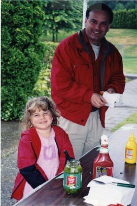 MLA Richard Stewart and daughter Vanessa at the Terra 20th Anniversary Celebration