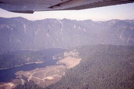 Aerial of Coquitlam Lake