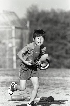 Sports day at Roy Stibbs Elementary School