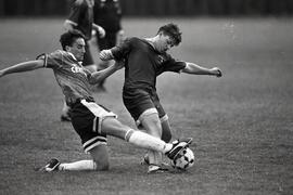 Soccer tourney match between the Centennial team and the Burnaby North Vikings