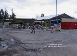Curling rink demolition