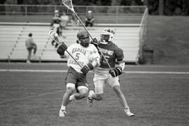 The Canadian Mens Field Lacross play the Brine Lacrosse Club of Boston