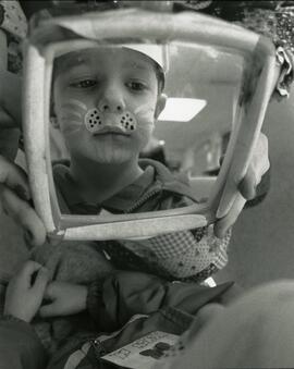 Boy with face paint