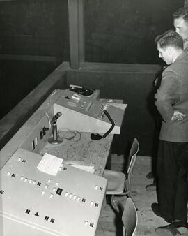 Sports announcement booth