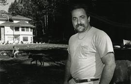 Mario Baldassare lives at 1214 East River, right across the road from Heritage Trailer Park