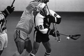 Masters lacrosse tourney Coquitlam Adanacs vs Brampton Excelsiors at PoCo Arena