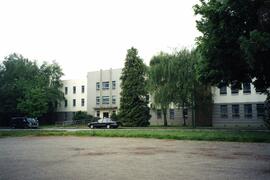 Riverside building - front view