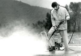Pressure washing