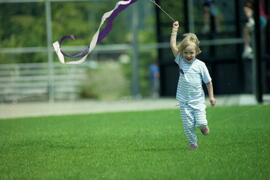 Kite flying at Town Centre Park in Coquitlam