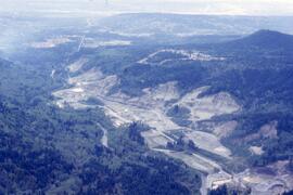 Aerial of the Coquitlam River Valley