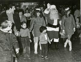 Santa Claus arriving at Coquitlam Centre