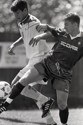 Soccer match between the National U-19 and the Olympic teams at the Norwegian Seaman's Centre