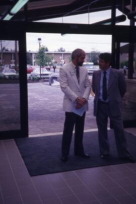 Richard White at the Dogwood Pavillion expansion