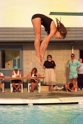 Coquitlam Sharks diving competition at Eagle Ridge Pool