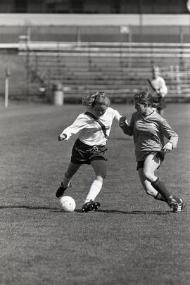 Coastal Cup girls soccer final, Coquitlam United vs. Guildford, at Swangard Stadium
