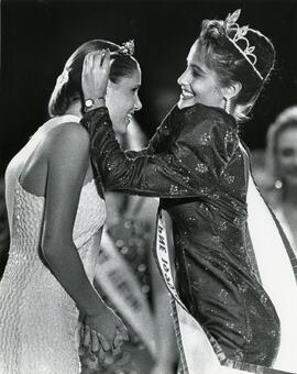 Miss Coquitlam Princess Kim Van De Perre is crowned Miss P.N.E. by Tanya Bittner