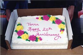 Terra 20th Anniversary cake