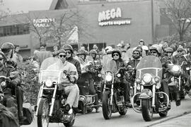 Annual motorcycle toy run at Coquitlam Centre