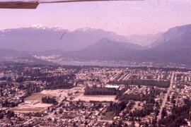 Aerial of the District of Coquitlam Municipal Sports Centre