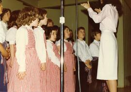 Doris Champagne sings in the Chante Clair Choir