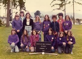 Coquitlam Girl's Softball - Pee Wee's - Alderson 51- 1975