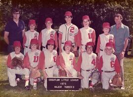 Coquitlam Little League - Major Yankees - 1975