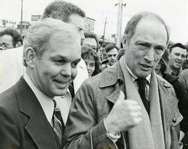 Pierre Trudeau at King Neptune docks