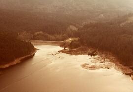 Aerial of the Coquitlam Lake Dam