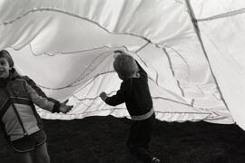 Movement education with parachute