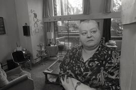 Maureen Baxter #116 401 Westview Coq. Large rent increase will leave her without sufficient funds for groceries etc. for the rest of the month.