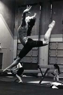 Tammy Stauffer medal winning gymnast, Omega gymnastics