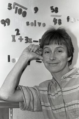 Portrait of Centennial High School teacher Susan Haburger