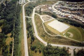 Aerial of Riverside Park and school site