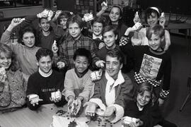 Mary Hill Elementary School penny drive for CKNW's orphans fund