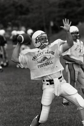 Training camp for the Coquitlam Meraloma Bulldogs junior football team at Glen Park