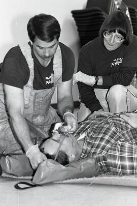 Sasamat firefighters first responder first aid practice